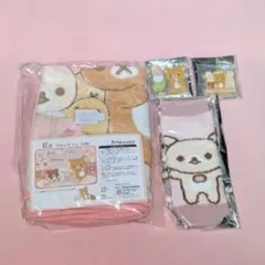 リラックマ ネオ・リラッくじ ブランケット もこもこ靴下 ラメアクキー