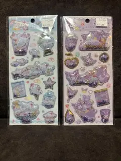 【正規品】キラキラカプセルシール サンリオ シナモン　クロミ　2枚セット