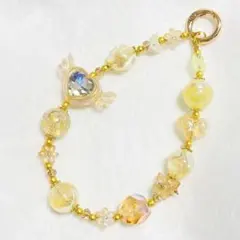 ビーズストラップ/キーホルダー　バッグチャーム ハンドメイドNO.439