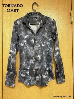 TORNADO MART 斑染 シャドーアナコンダ ストレッチマルチシャツ
