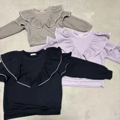フリル付きスウェットセーター　ブランシェス　おそろい