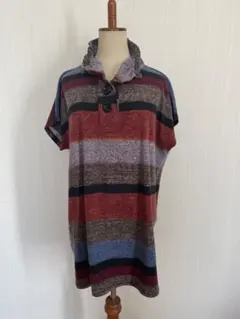 PURSUIT DE IDEAL＠ボーダー柄チュニック