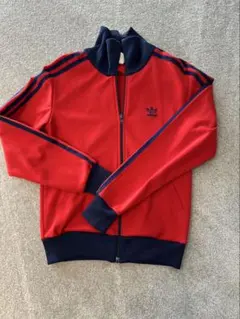 adidas 赤 ジャージ トラックジャケット