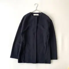 ギャルリーヴィー ノーカラー ジャケット 無地のサムネイル