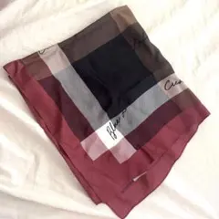 BLUE LABEL 3rdアニバーサリーチェックシルクスカーフ