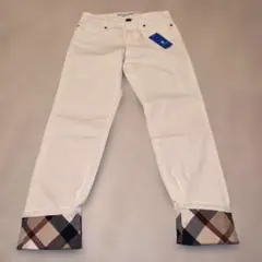 タグ付 未使用 BLUE LABEL CRESTBRIDGE パンツ 38 白のサムネイル