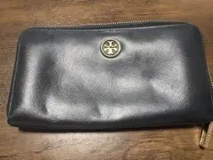 Tory Burch ブラックレザー長財布