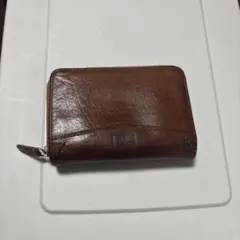 Lee 二つ折り財布 ラウンドファスナー ブラウン