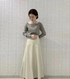 A part by グレー ソウバリスクエアニット