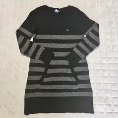 BURBERRY BLUE LABEL ニット ボーダーチュニック