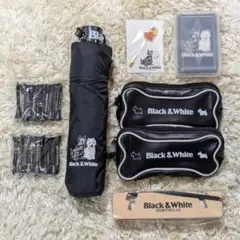 【Black & White／ブラックアンドホワイト】ゴルフ小物 豪華セット