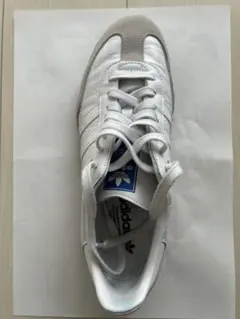 adidas Samba ホワイトレザー スニーカー