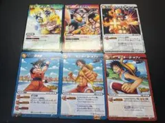 ミラバトVジャンプドラゴンボール ワンピース プロモカード 2枚セット