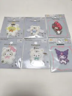 サンリオ　パイルワッペン　6点セット　セリア　ダイソー