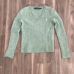 RALPH LAUREN SPORT ニット セーター 緑 グリーン Lサイズ