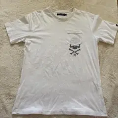 スカルプリント ホワイト Tシャツ