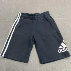 adidas ハーフパンツ キッズ　110サイズ 黒
