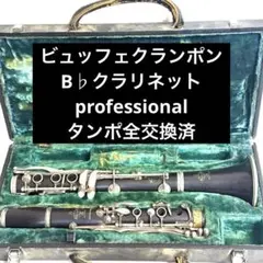 ビュッフェクランポン B♭クラリネット professional タンポ全交換済のサムネイル
