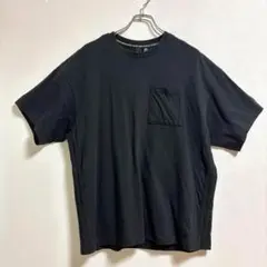 adidas ブラック Tシャツ Lサイズ ポケット付き