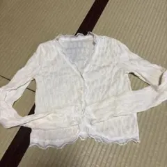 レディース　カーディガン　レース