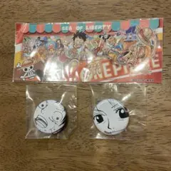 【オールフェイス】ワンピース　オールフェイス缶バッジ2個セット
