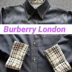 Burberry London レディースシャツ訳あり3個目のボタンほつれあり