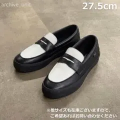 VANS Skate Loafer ローファー Black White 25.5 - メルカリ