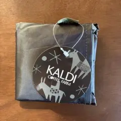新品未使用★KALDI エコバッグ ブラック★