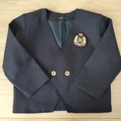 麻生学園　幼稚園　冬用制服　120　ブレザー ジャケット ネイビー
