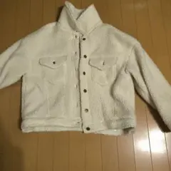 earth music&ecology ボアジャケット アイボリー F