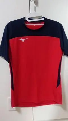MIZUNO ミズノ プラクティスシャツ レッド/ブラック 160cmのサムネイル