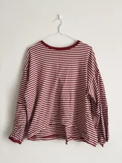 AMERICANHOLIC ボーダーt 赤ボーダー アメホリ