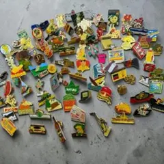 ロ*ツ様 フランス　ピンズ ヴィンテージ ピンバッジ　まとめ　100個セット コ