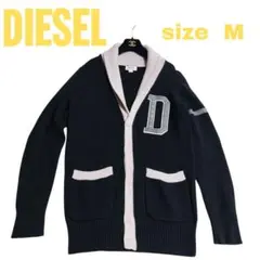 DIESEL ディーゼル カーディガン ロゴワッペン付 金タグ