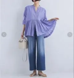 美品✨green label relaxing 全方位映えブラウスのサムネイル