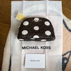 【正規品】MICHAEL KORS ブラウンポーチのサムネイル