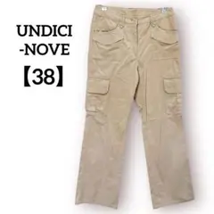 【美品】UNDICI-NOVE ウンディッチ・ノーベ カーゴパンツ ベージュ