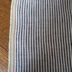 ストライプリネン約140幅×約2M　お値下げありません