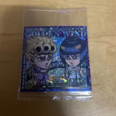 ジョジョの奇妙な冒険 黄金の風　シールウエハース　ジョルノ&ブチャラティ　SEC