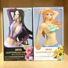 ワンピース GLITTER & GLAMOURS ナミ ハンコック フィギュア