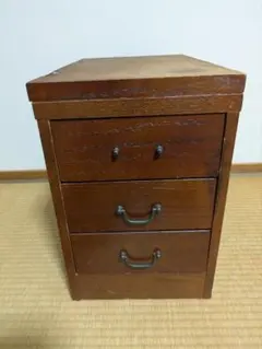 和製アンティーク 小タンス 引き出し 箪笥 和家具 小物入れ 収納 3段 和製アンティーク 小タンス 3段引き出し 箪笥 和家具 小物入れ 収納 3