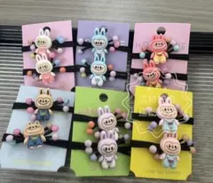 大人気LABUBU ラブブ ヘアゴム12点セット【新品、未使用】