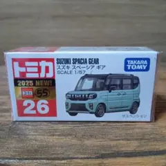 トミカ　スズキ　スペーシアギア 2025新車シール付のサムネイル