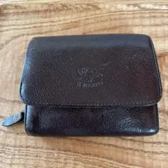 IL BISONTE 二つ折り財布 ダークブラウン