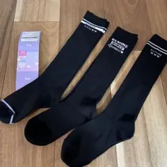 女の子 ハイソックス 靴下 19〜24cm 3足組 ガールズソックス