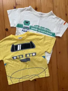 新幹線デザイン Tシャツ 2枚セット