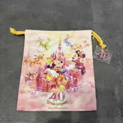 ディズニー40周年巾着　新品未使用品❗️ 即購入OK❣️のサムネイル