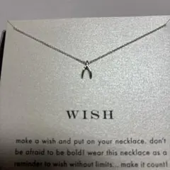 DOGEARED シルバーネックレス (WISH BONE)　未使用/新品