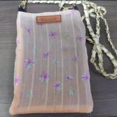 【限定】スマホポーチ　グラデュエーション　ハンドメイド