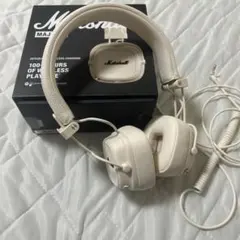 Marshall Major Vヘッドフォン　クリーム ホワイトのサムネイル